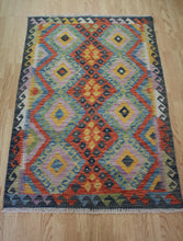 Load image into Gallery viewer, Hand Made Afghani Kilim