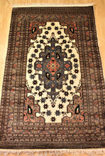 Load image into Gallery viewer, Hand Made Part Silk Pakistani Carpet