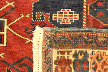 Load image into Gallery viewer, Red Hand Made Caucasian Carpet - Collectors Item