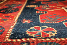 Load image into Gallery viewer, Red Hand Made Caucasian Carpet - Collectors Item