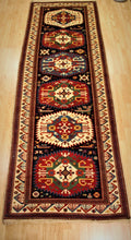 Load image into Gallery viewer, Hand Made Turkish Caucasian Runner Carpet