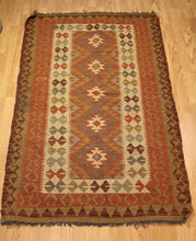 Load image into Gallery viewer, Hand Made Brown Wool Carpet