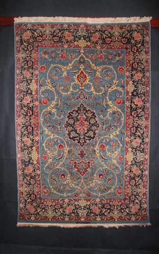 Green Hand Made Silk Base Carpet