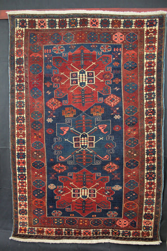 Red Hand Made Caucasian Carpet - Collectors Item