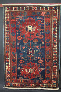 Red Hand Made Caucasian Carpet - Collectors Item