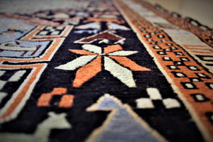 Hand Made Soumak Runner - Lined with Silk