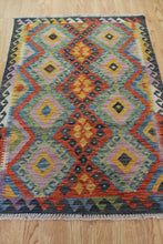 Load image into Gallery viewer, Hand Made Afghani Kilim