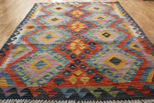 Load image into Gallery viewer, Hand Made Afghani Kilim