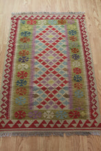 Load image into Gallery viewer, Hand Made Afghani Kilim