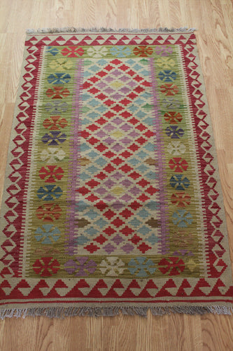 Hand Made Afghani Kilim