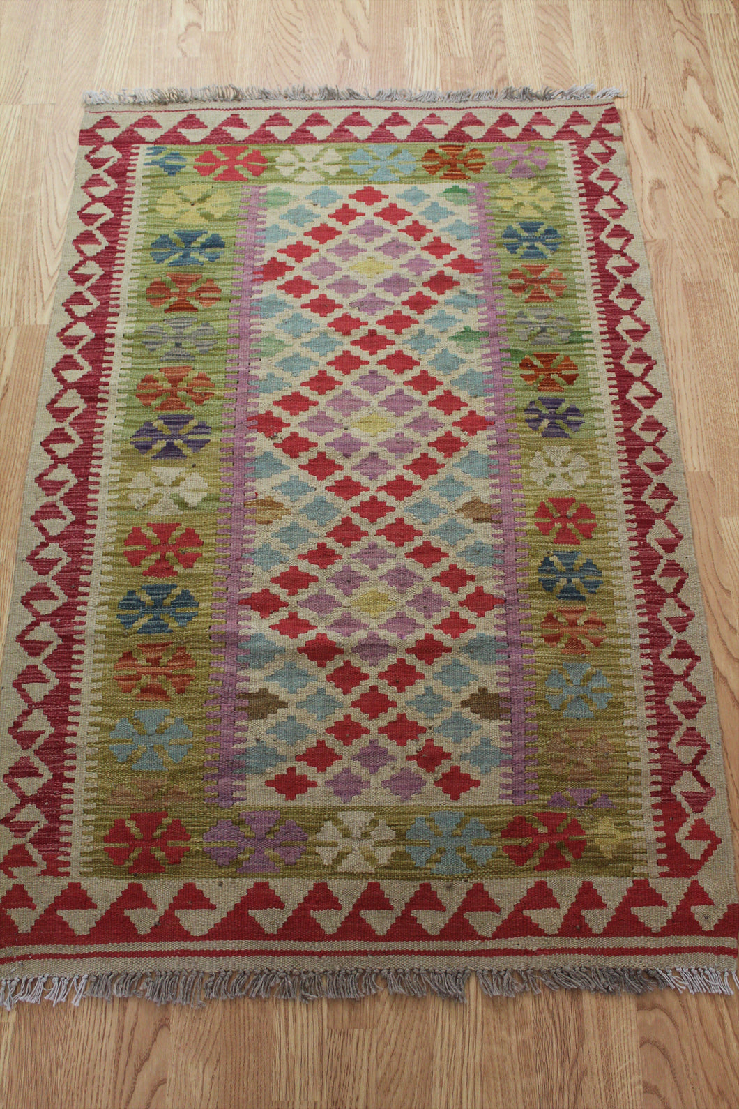 Hand Made Afghani Kilim