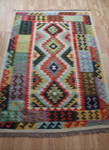 Hand Made Afghani 'Kabul' Kilim