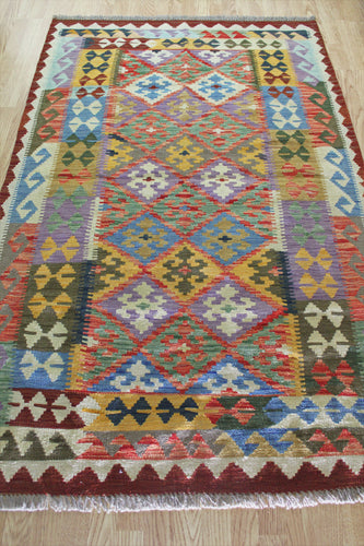 Hand Made Afghani 'Kabul' Kilim