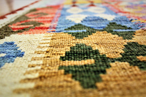 Hand Made Afghani 'Kabul' Kilim