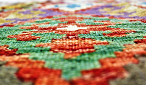 Hand Made Afghani 'Kabul' Kilim